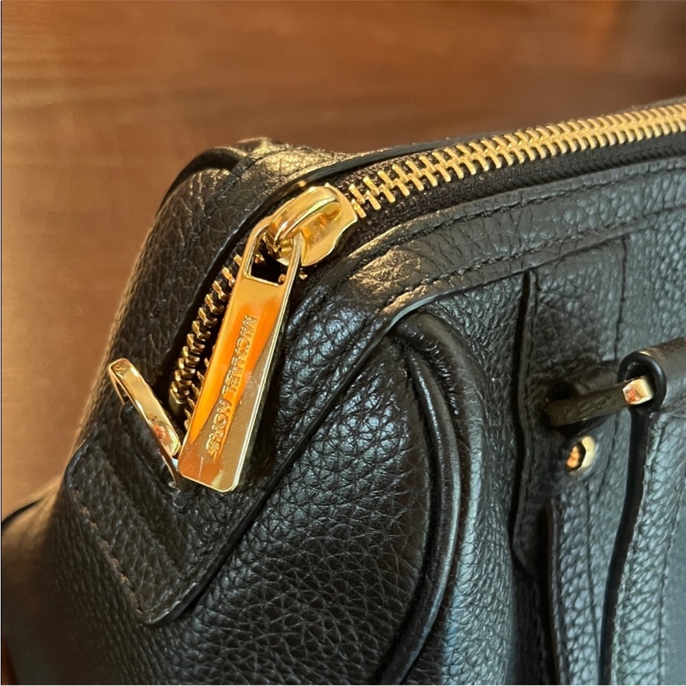 EUC Michael Kors Black Leather Satchel - Picture 7 of 7